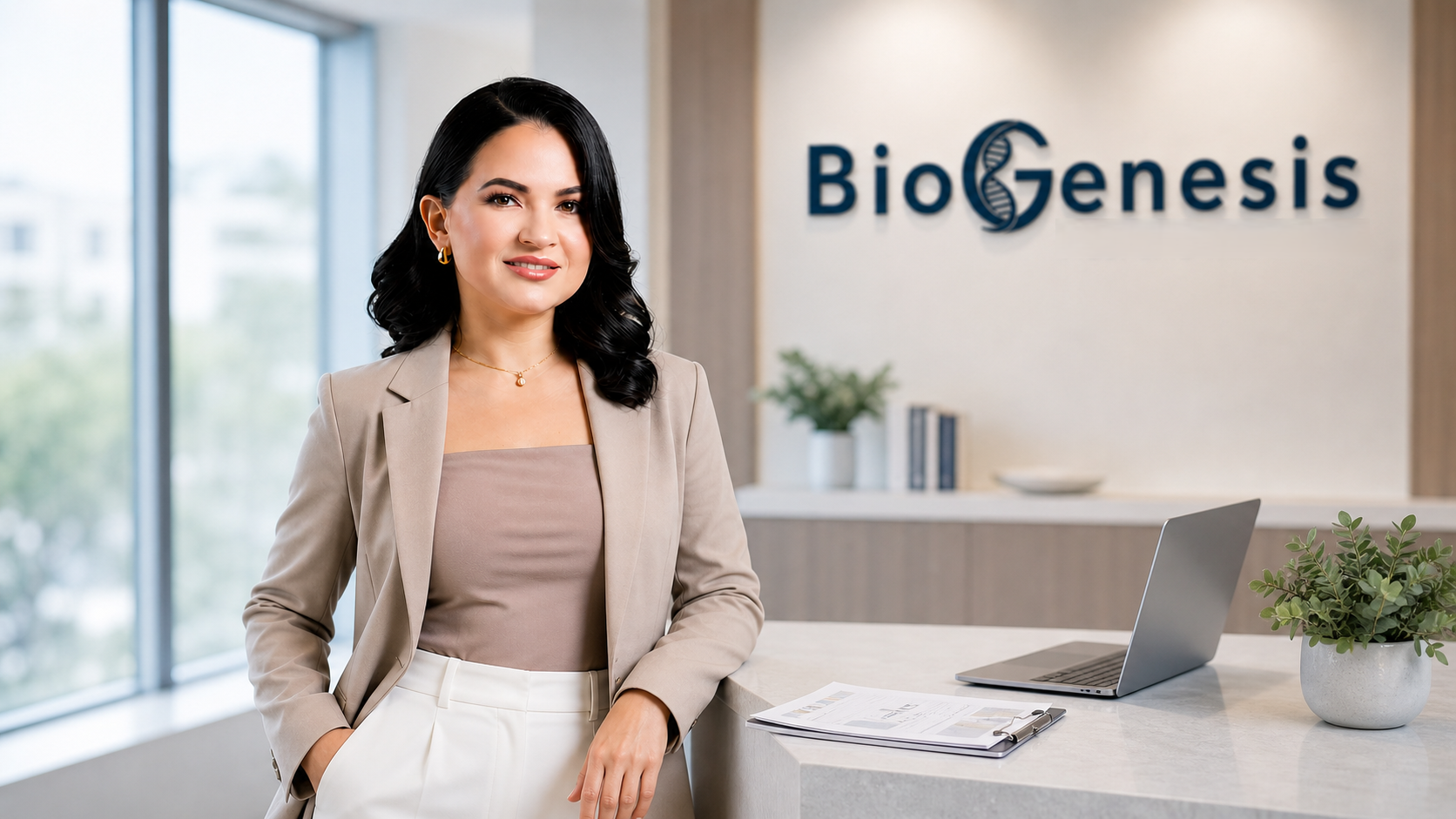Modern clinical research office representing BioGenesis Clinical Research